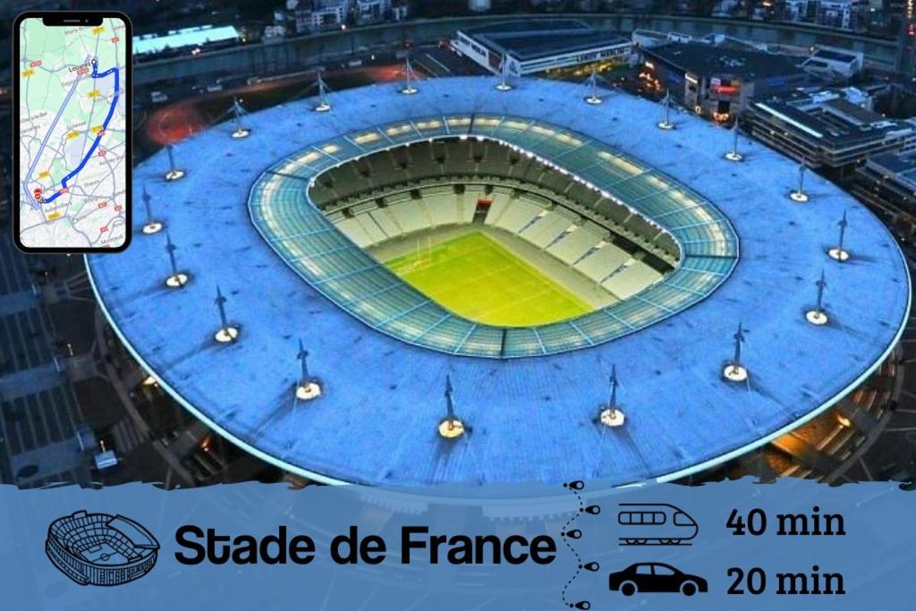 Smart House Airport Cdg, Asterix Apartamento Louvres Exterior foto